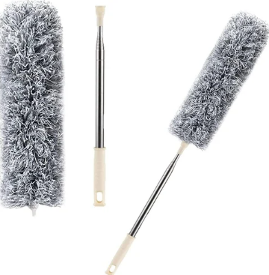 Picture of 9.5 Feet 1Pcs /Adjustable Soft Microfiber Feather Duster Anti Static Dust Extend Handle Household Dusting Brush Cleaning Tools-Multicolor
