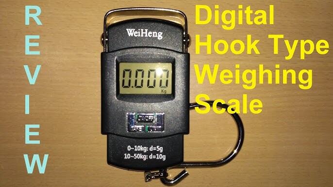 Picture of Electronic digital portable hook type weighing scale (50 KG)-Black