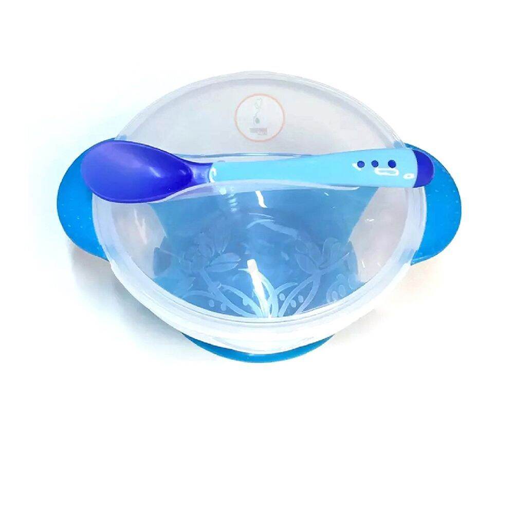 Picture of Baby Feeding Spoon and Bowl Set (Khichuri Bati for kids)-Multicolor