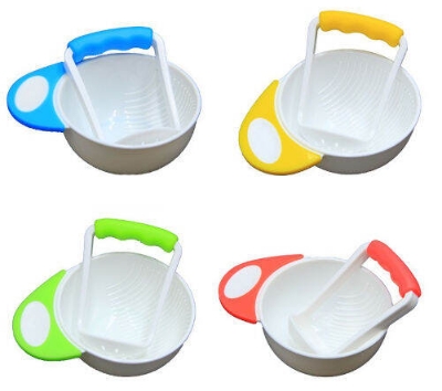 Picture of 1 pcs Baby Mash And Serve Bowl Baby Food Masher Grinding Bowl-Multicolor-Multicolor