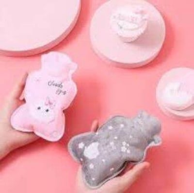 Picture of 1 Pcs Mini Velvet Hot Water Portable Soft Bag for Babies, Women & Kids by Dhaka Shopping zone - hot water bag-Multicolor
