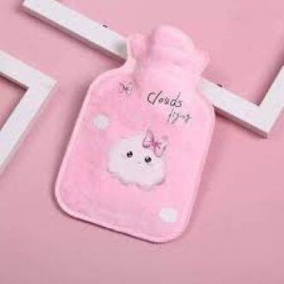Picture of 1 Pcs Mini Velvet Hot Water Portable Soft Bag for Babies, Women & Kids by Dhaka Shopping zone - hot water bag-Multicolor