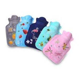Picture of 1 Pcs Mini Velvet Hot Water Portable Soft Bag for Babies, Women & Kids by Dhaka Shopping zone - hot water bag-Multicolor