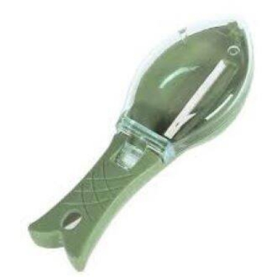 Picture of Fish Clean Scales With Cover Fish Scaler Scraper Remover Fish Skin Brush Scraping Fishing-Multicolor