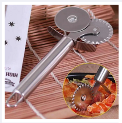 Picture of Pizza Wheel Cutter (Kitchen Wheel Slicer as Safety Cake Knife, Pizza Wheel Slicer, Pizza Wheel Cutter)-Multicolor