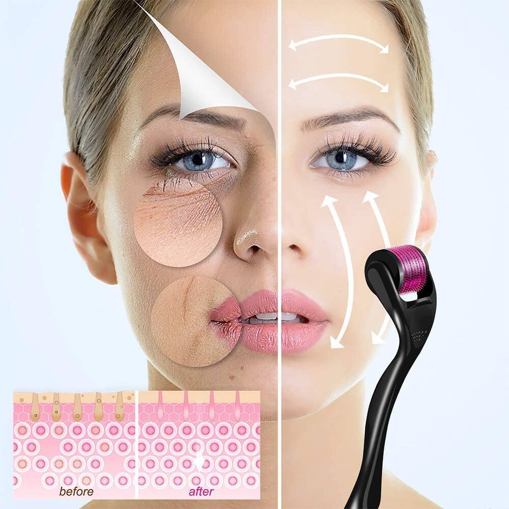 Picture of Derma Roller Micro Needle for Hair, Beard Growth and Facial Skin Therapy
