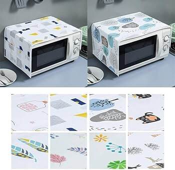 Picture of Oven Cover Dustproof microwave cover/ Beautiful multicolor printed oven cover