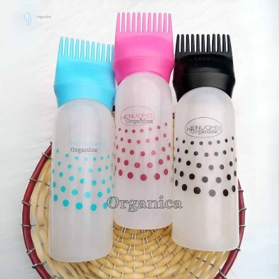 Picture of Multi-functional Hair Dyeing Treatment Oil Cream Shampoo Bottle - Oil Coloring Dispensing Applicator Brush Tip Tool