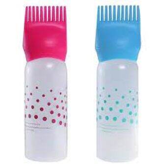 Picture of Multi-functional Hair Dyeing Treatment Oil Cream Shampoo Bottle - Oil Coloring Dispensing Applicator Brush Tip Tool