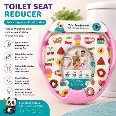 Picture of Children’s Commode Support Toilet Seat | Designed for Ages 18+ Months - Safe and Comfortable Potty Training Aid