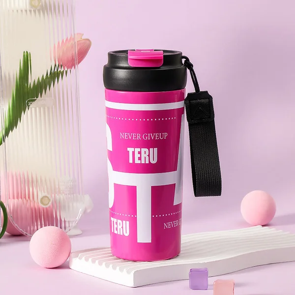 Picture of New Coffee Cup 316 Stainless Steel Thermos Cup-Beige Color