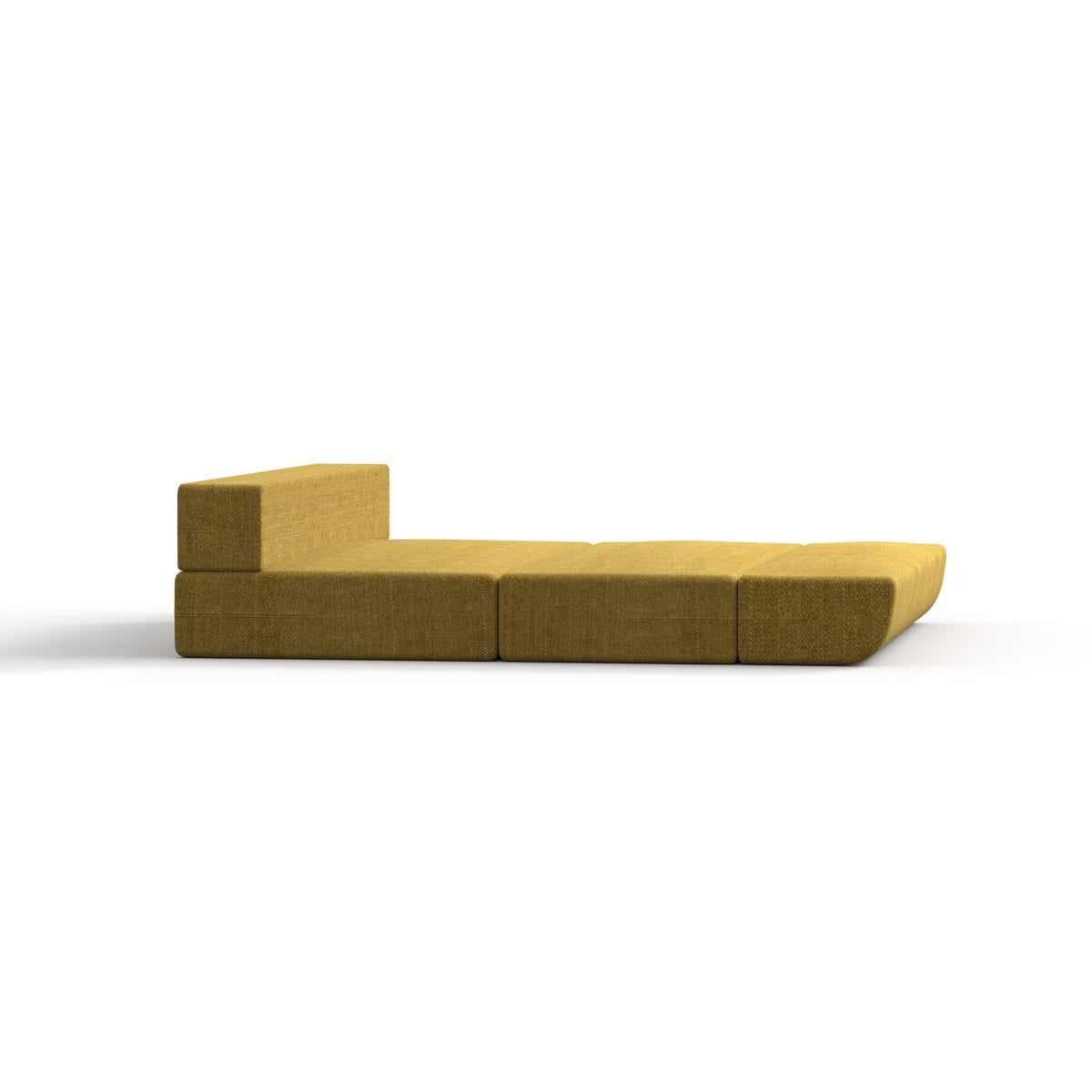 Picture of REGAL Sofa Cum Bed-Yellow SCB-205-6-2-07(SEMI DOUBLE)(Febric-2120)