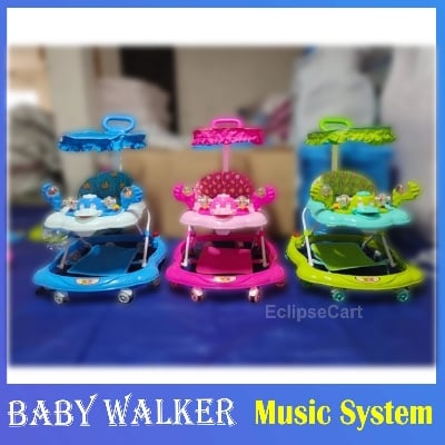 Picture of Mickey Cute baby Walker with light music-Multicolor