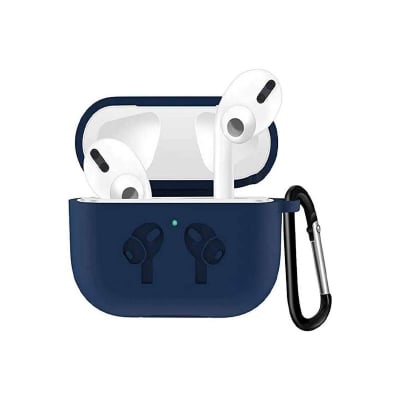 Picture of For Airpods Pro Protective Cover for Apple Airpods 3 Bluetooth Headset - Navy Blue