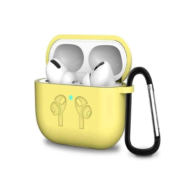 Picture of For Airpods Pro Protective Cover for Apple Airpods 3 Bluetooth Headset - Yellow