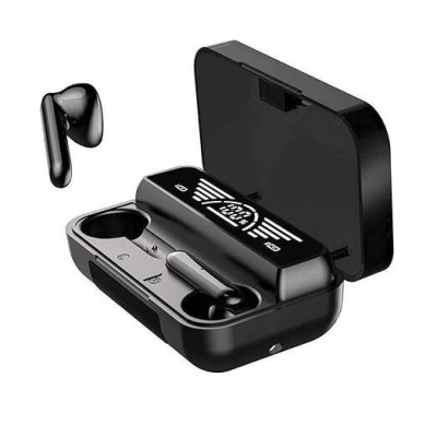 Picture of M29 Pro New Trending Fashion Headphones Tws Earbuds Bt 5.2 Mini Wireless Earbud Earphone With Flash Light - Bluetooth Headphone - Black
