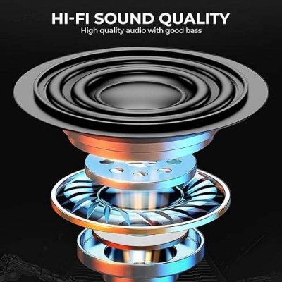 Picture of M29 Pro New Trending Fashion Headphones Tws Earbuds Bt 5.2 Mini Wireless Earbud Earphone With Flash Light - Bluetooth Headphone - Black