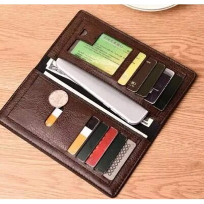 Picture of Jeep Chocolate Artificial Leather Long Wallet for Men
