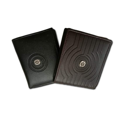 Picture of Premium 100% Genuine Cow Leather Trifold Money Bag For Men Men's High Quality 100% Cow Leather Coin Pocket Black Wallet For Men Elegant And Comfortable Stylish Export Quality Wallets Fashion Vintage Wallet Casual Male Wallet Multi-Card Slot