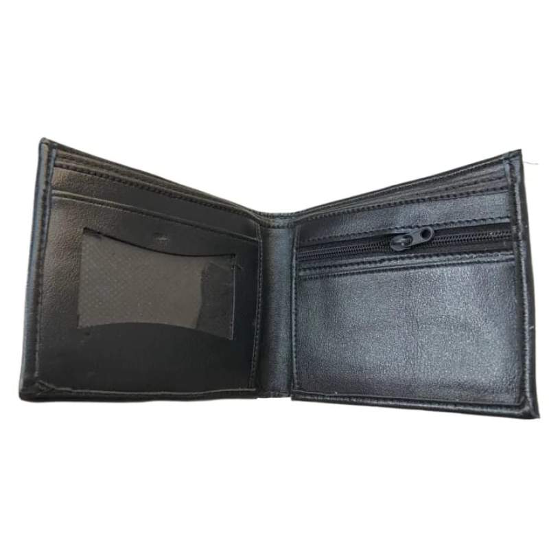 Picture of Premium 100% Genuine Cow Leather Trifold Money Bag For Men Men's High Quality 100% Cow Leather Coin Pocket Black Wallet For Men Elegant And Comfortable Stylish Export Quality Wallets Fashion Vintage Wallet Casual Male Wallet Multi-Card Slot