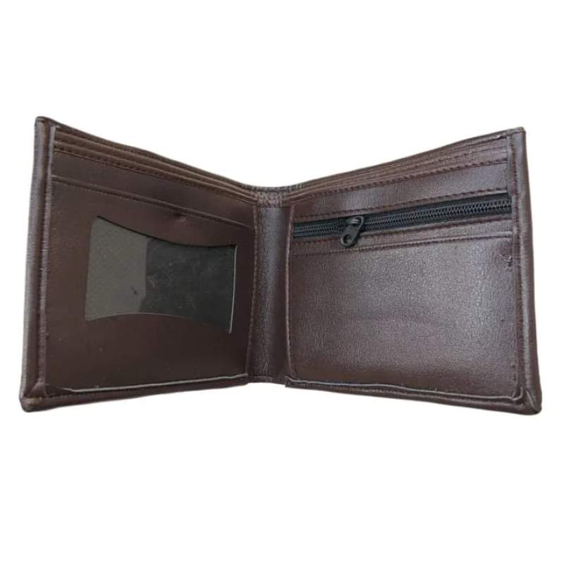 Picture of Premium 100% Genuine Cow Leather Trifold Money Bag For Men Men's High Quality 100% Cow Leather Coin Pocket Black Wallet For Men Elegant And Comfortable Stylish Export Quality Wallets Fashion Vintage Wallet Casual Male Wallet Multi-Card Slot
