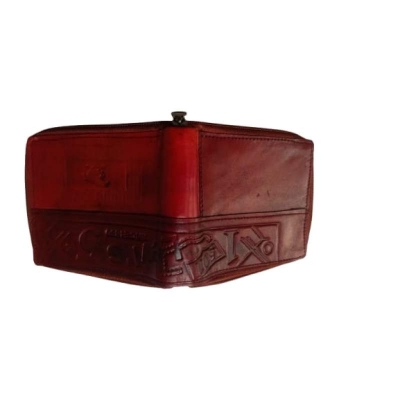 Picture of Premium 100% Genuine Cow Leather Trifold Money Bag For Men Men's High Quality 100% Cow Leather Coin Pocket Black Wallet For Men Elegant And Comfortable Stylish Export Quality Wallets Fashion Vintage Wallet Casual Male Wallet Multi-Card Slot - Brown