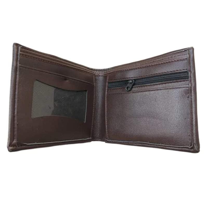 Picture of Premium 100% Genuine Cow Leather Trifold Money Bag For Men Men's High Quality 100% Cow Leather Coin Pocket Black Wallet For Men Elegant And Comfortable Stylish Export Quality Wallets Fashion Vintage Wallet Casual Male Wallet Multi-Card Slot