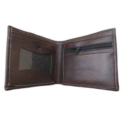 Picture of Premium 100% Genuine Cow Leather Trifold Money Bag For Men Men's High Quality 100% Cow Leather Coin Pocket Black Wallet For Men Elegant And Comfortable Stylish Export Quality Wallets Fashion Vintage Wallet Casual Male Wallet Multi-Card Slot