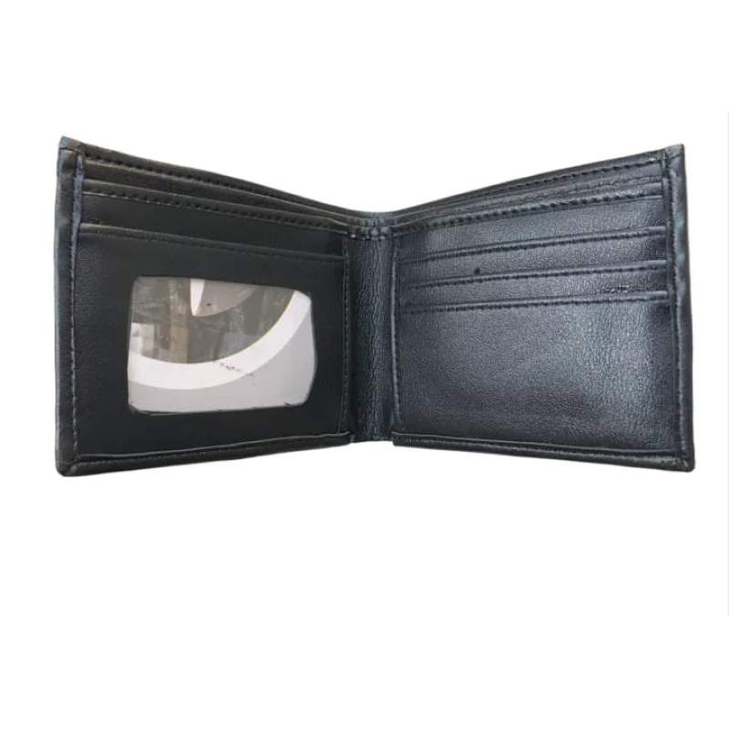 Picture of Premium 100% Genuine Cow Leather Trifold Money Bag For Men Men's High Quality 100% Cow Leather Coin Pocket Black Wallet For Men Elegant And Comfortable Stylish Export Quality Wallets Fashion Vintage Wallet Casual Male Wallet Multi-Card Slot