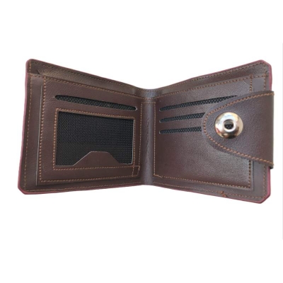 Picture of Men's Wallet Money Bag Leather Short Wallet Fashion Vintage Wallet Casual Male Wallet Multi-card Soft Purse Multi-function Purse Two Color