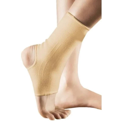 Picture of Anklet 1-Pair for playing football, Ankle Tubular Support (Free Size) - White