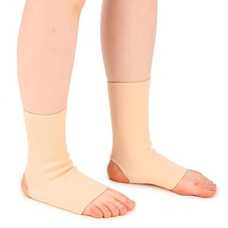 Picture of Anklet 1-Pair for playing football, Ankle Tubular Support (Free Size) - White