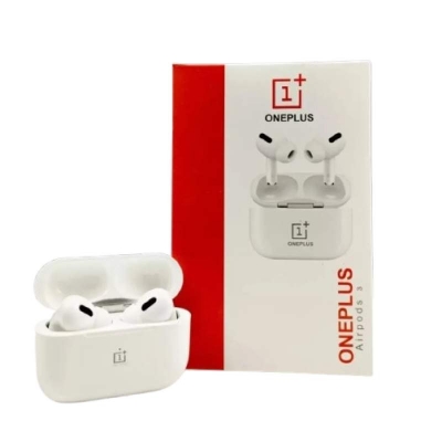 Picture of Oneplus Airairpods Pro Wireless TWS Earbuds One plus Airbuds - Wireless Earbuds-Gamming Earbuds-Super Stereo-Supe Bass-by Clean Teck - White