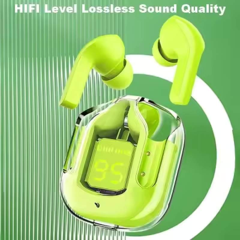 Picture of Ultrapods Max true Wireless Earbuds With Display Transparent Design, Bluetooth 5.3 Waterproof