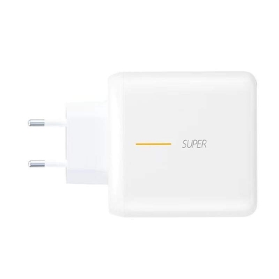 Picture of Adaptor SUPER VOOC 65W out put 5Volt 3amp 2 Pin Input china Product available - White