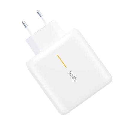 Picture of Adaptor SUPER VOOC 65W out put 5Volt 3amp 2 Pin Input china Product available - White