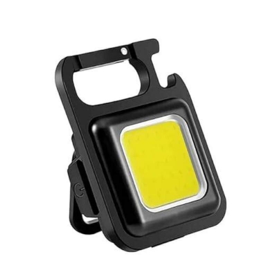 Picture of Rechargeable Mini LED Keychain Light - Black