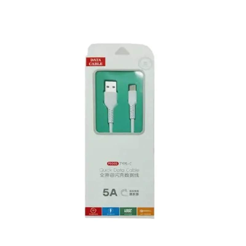 Picture of Super Fast Micro USB 5A 3.0 Fast Charging Data Charger Cable 1M Mobile phone Cable Model PS003 - White