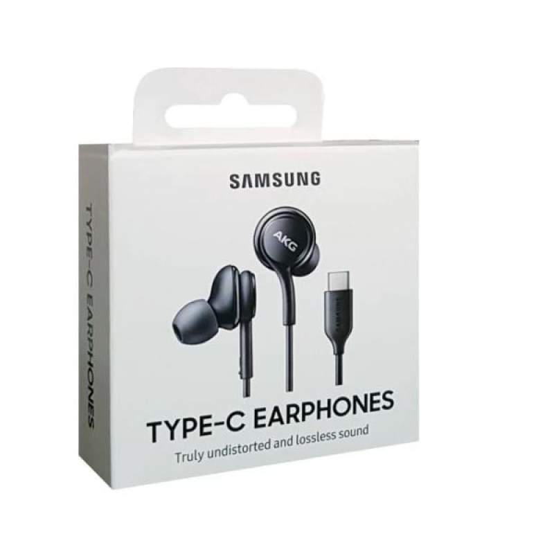 Picture of Type c earphone Samsung AKG Wired Headphone With Microphone Type c headphone - Black