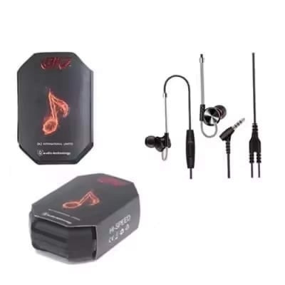 Picture of QKZ DM10 Zinc Alloy HiFi Earphone In Ear Earphone - Black
