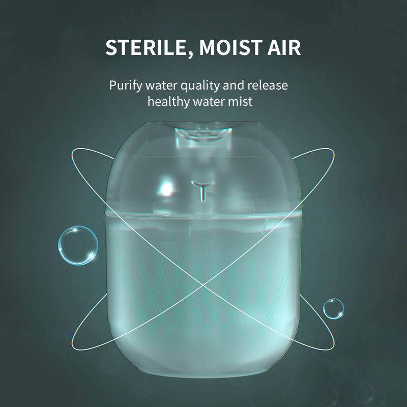 Picture of Air Humidifier with Night Light Cool Mist Cute Diffuser for Bedroom Home Car Plant Purifier Room Freshener