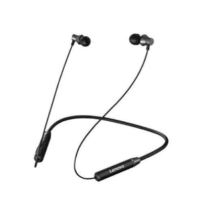 Picture of Lenovo HE05X Wireless Bluetooth 5.0 Neckband Headphones IPX5 Waterproof 8H Playtime - Black