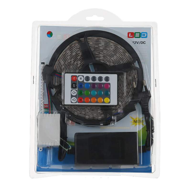 Picture of 16 Feet Rgb Remote Control Led Strip Light - Rgb Light - Multicolor