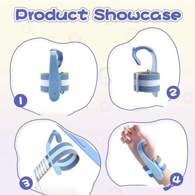Picture of Manthan Pencil Gripper for Kids, Blue Pencil Holder for Kids, Writing Supplies, Ergonomic Pencil Holding Grip for Youngsters, Handwriting Aid Tool for School and Home Use - Multicolor