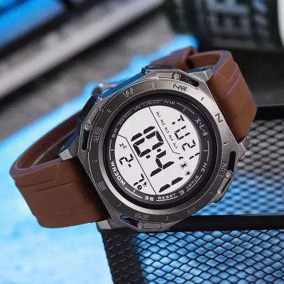 Picture of 2026 New Model Rubber Strap 50mm Digital Chronograph Alarm Sports Watch for Men