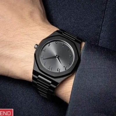 Picture of New Black Arabic aura watch - Black