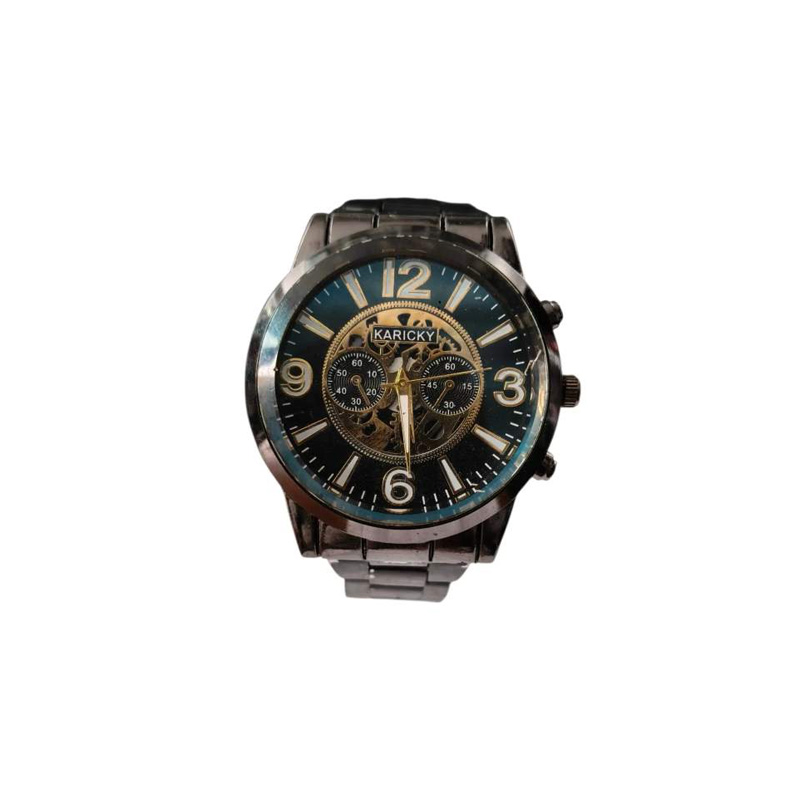 Picture of Watches for Men Stainless Steel Watch Luxury Watch - Black