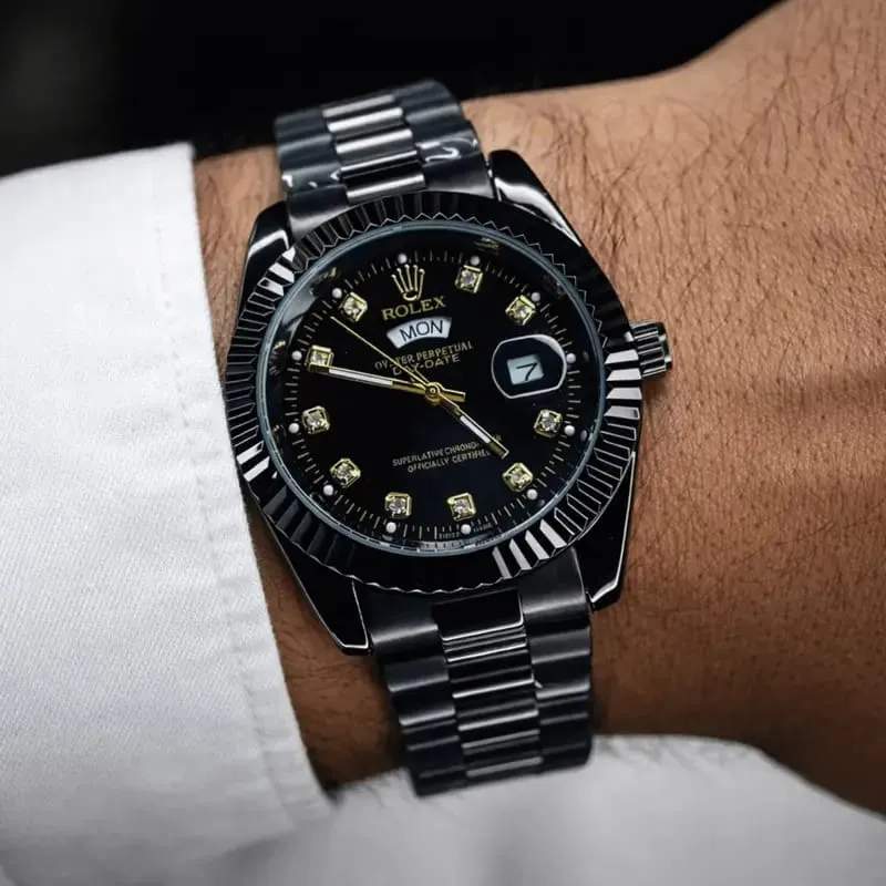 Picture of Home / Rolex Watch / Rolex Oyster Perpetual Datejust (Full Black) - Black