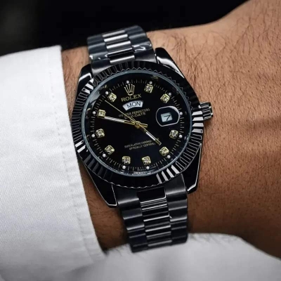 Picture of Home / Rolex Watch / Rolex Oyster Perpetual Datejust (Full Black) - Black