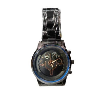 Picture of Watches for Men Stainless Steel Watch Luxury Watch - Black